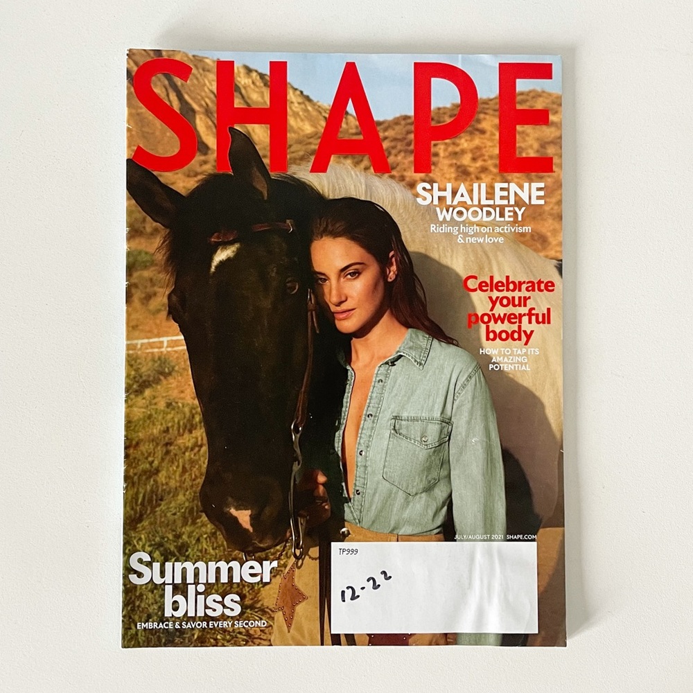 Shape Magazine July/August  2021 Shailene Woodley Issue